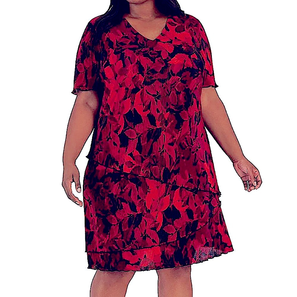 Connected Apparel Ribbed Shift Dress Size 22W/24W